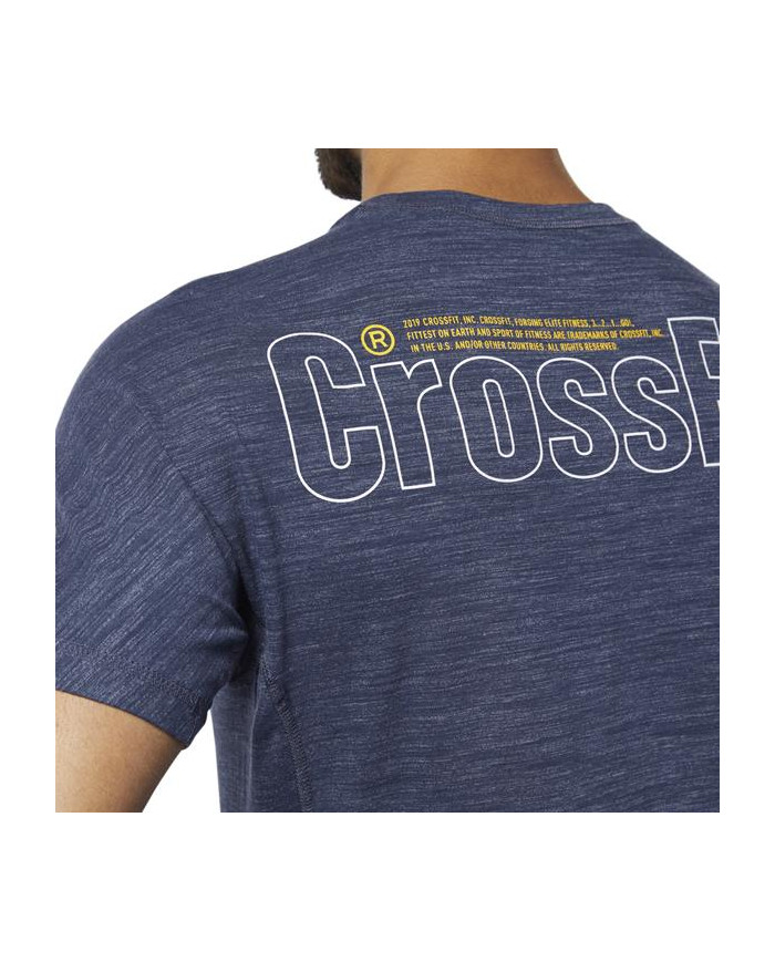 Koszulka męska Reebok RC MARBLE MELANGE DY8425 Niebieska - Sklep online Mastersport