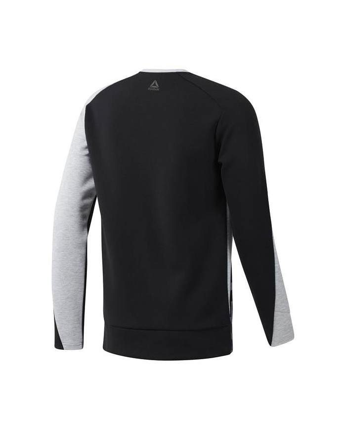 Bluza męska Reebok OST BLOCKED CREW NECK EC0991 Czarna - Sklep online Mastersport