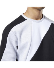 Bluza męska Reebok OST BLOCKED CREW NECK EC0991 Czarna - Sklep online Mastersport