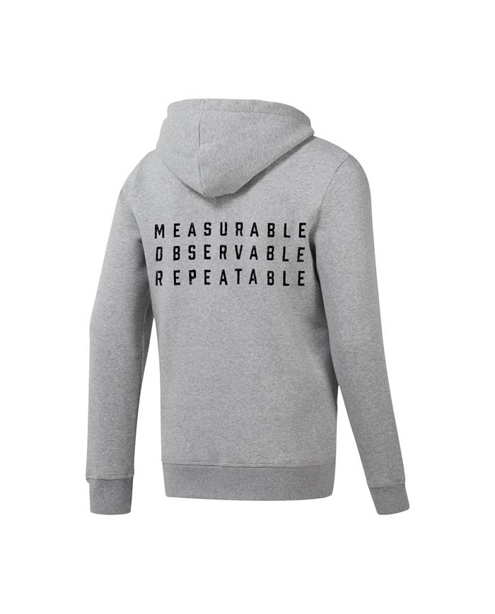 Bluza męska Reebok RC MOR LOGO HOODIE EC1468 Szara - Sklep online Mastersport
