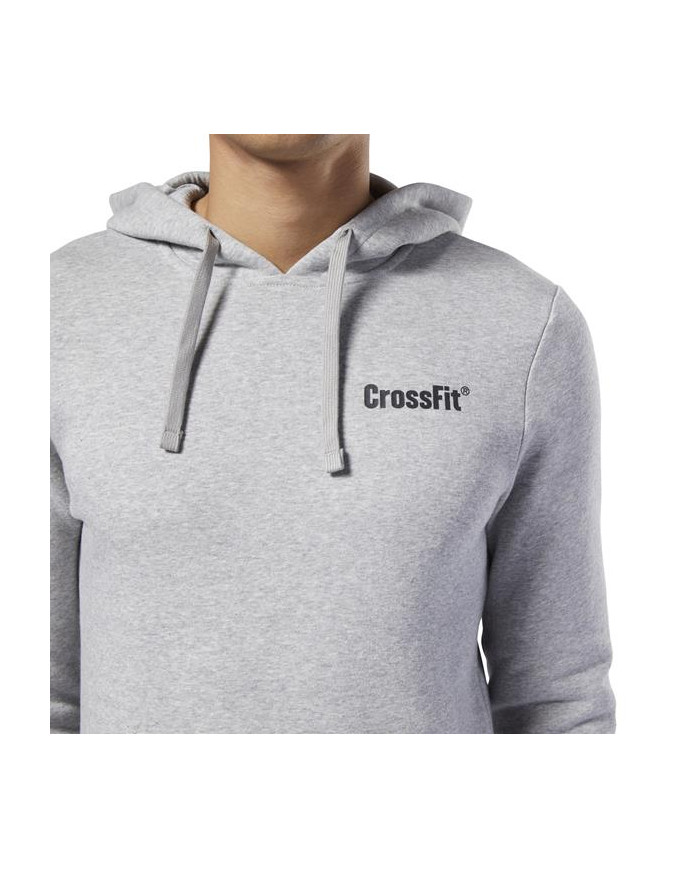 Bluza męska Reebok RC MOR LOGO HOODIE EC1468 Szara - Sklep online Mastersport