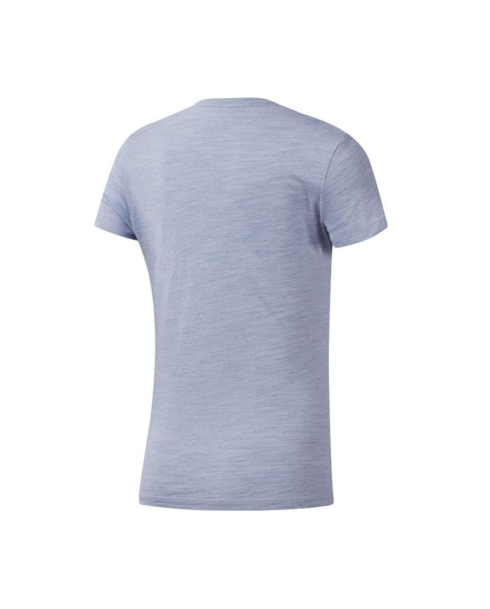 Koszulka damska Reebok TE MARBLE LOGO TEE EC2323 Niebieska - Sklep online Mastersport