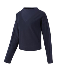 Bluza damska Reebok TE TWILL COWL NECK EC2338 Niebieska - Sklep online Mastersport