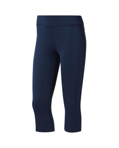 Spodnie damskie Reebok WOR PP CAPRI EC2350 Niebieskie - Sklep online Mastersport