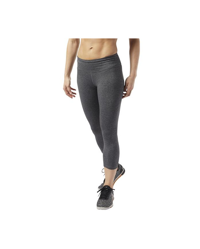 Spodnie damskie Reebok OS LUX 3/4 TIGHT 2.0 EC5890 Szare - Sklep online Mastersport