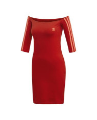 Sukienka damska adidas Originals SHOULDER DRESS ED7522 Czerwona - Sklep online Mastersport