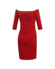 Sukienka damska adidas Originals SHOULDER DRESS ED7522 Czerwona - Sklep online Mastersport