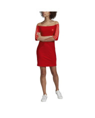 Sukienka damska adidas Originals SHOULDER DRESS ED7522 Czerwona - Sklep online Mastersport
