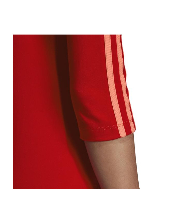 Sukienka damska adidas Originals SHOULDER DRESS ED7522 Czerwona - Sklep online Mastersport