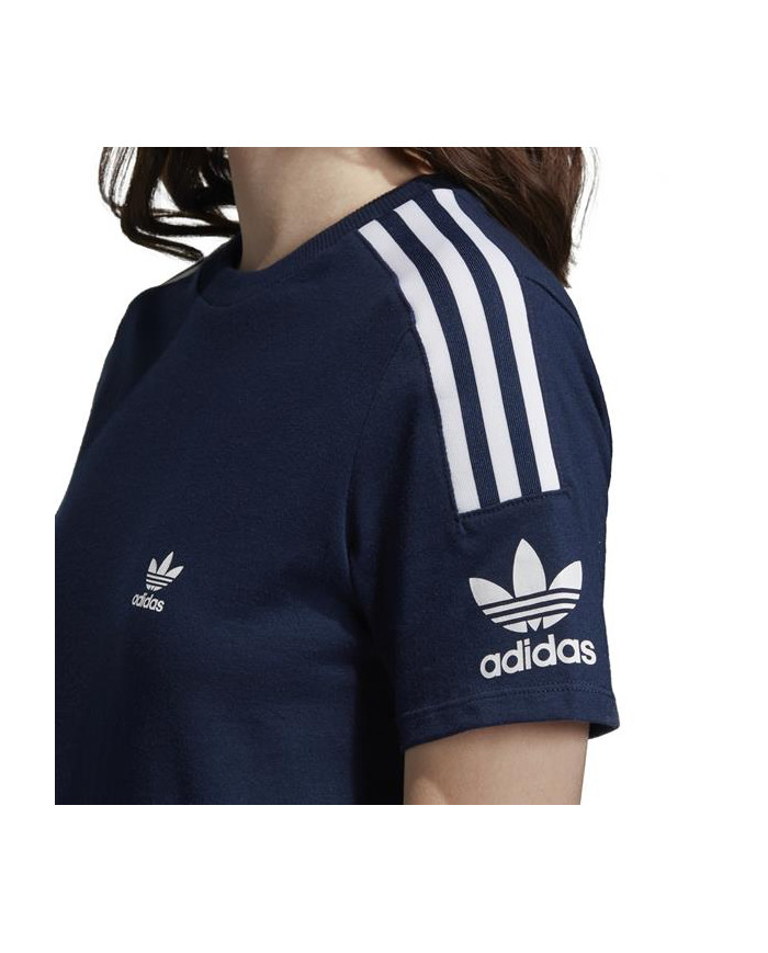 Koszulka damska adidas Originals LOCK UP TEE ED7532 Niebieska - Sklep online Mastersport
