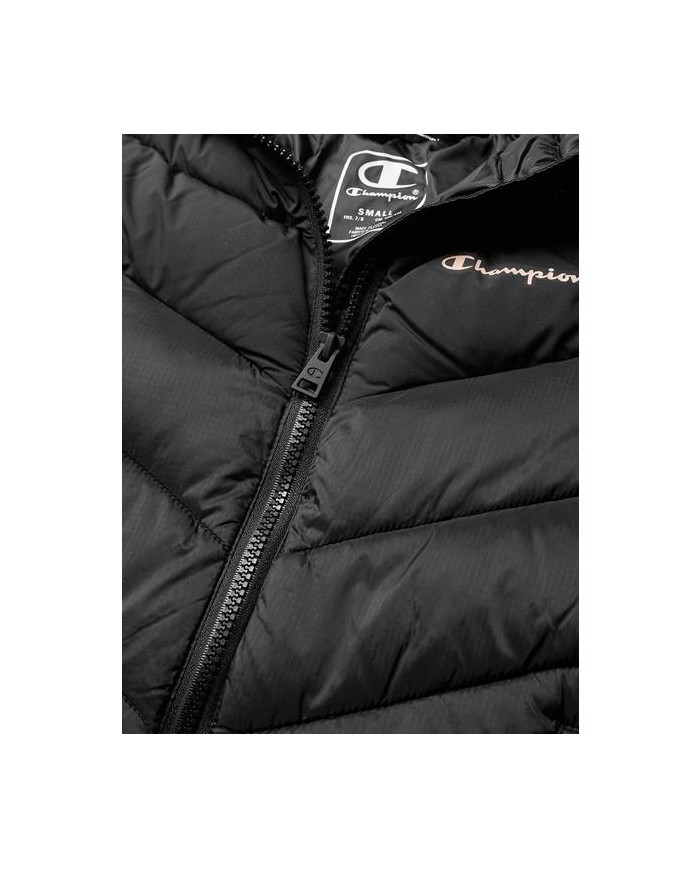 Kurtka dziecięca Champion HOODED JACKET 404247KK001 Czarna - Sklep online Mastersport