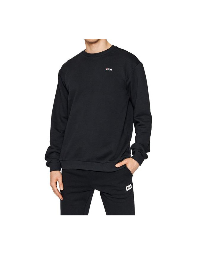 Bluza męska Fila BARONESA CREW SWEAT FAM004480009 Czarna - Sklep online Mastersport