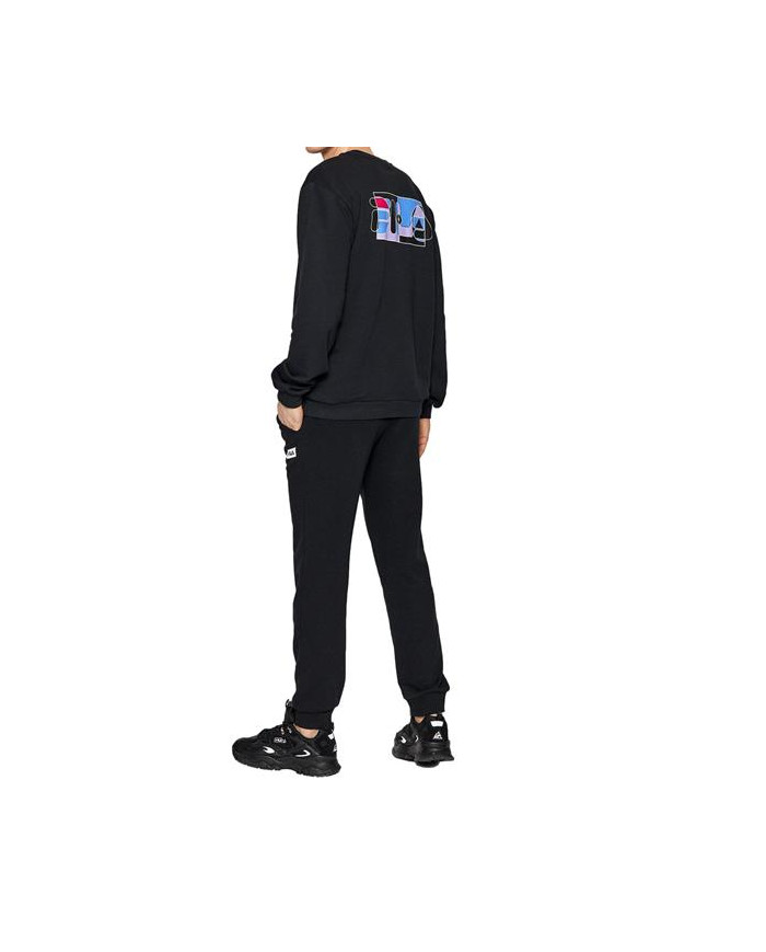 Bluza męska Fila BARONESA CREW SWEAT FAM004480009 Czarna - Sklep online Mastersport