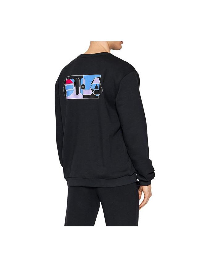 Bluza męska Fila BARONESA CREW SWEAT FAM004480009 Czarna - Sklep online Mastersport