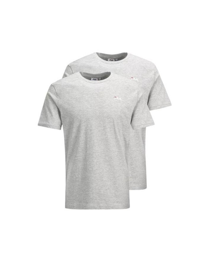 Koszulka męska Fila BROD TEE DUBBLE PACK FAM008383192 Szara - Sklep online Mastersport