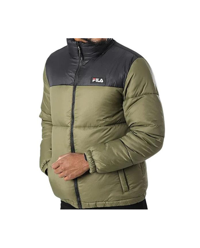 Kurtka męska Fila SOLLER PUFF JKT FAM040463046 Zielona - Sklep online Mastersport