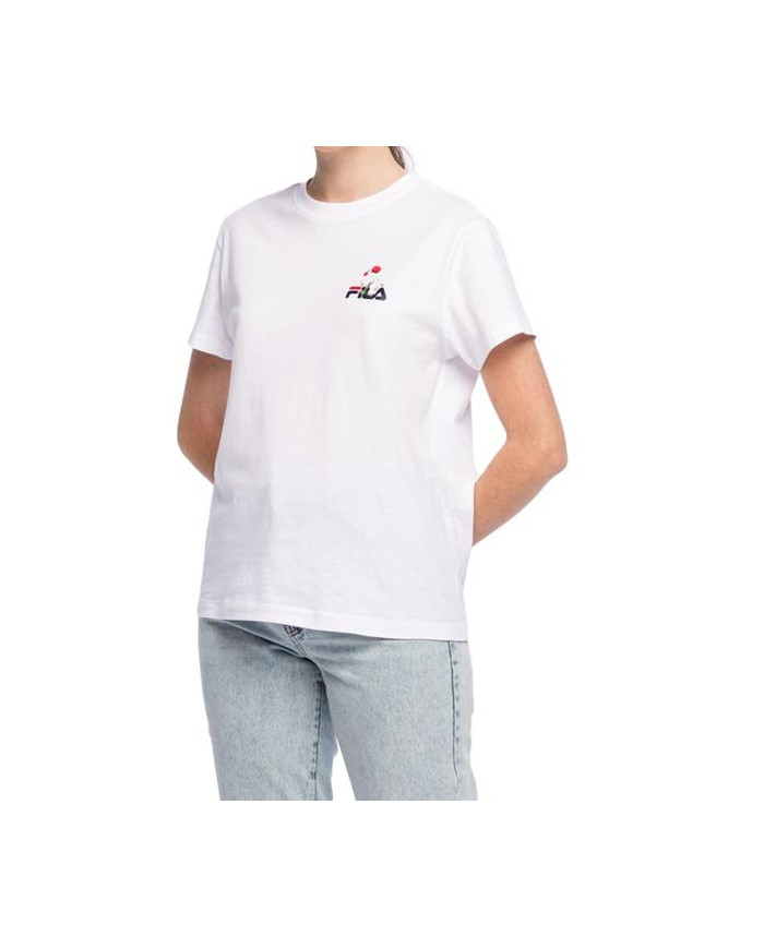 Koszulka damska Fila BERISSO TEE FAW009710001 Biała - Sklep online Mastersport