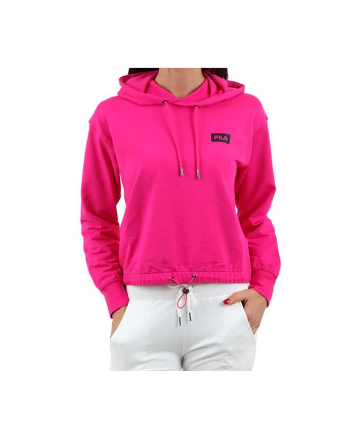 Bluza damska Fila BURDUR CROPPED HOODY FAW014440000 Różowa - Sklep online Mastersport