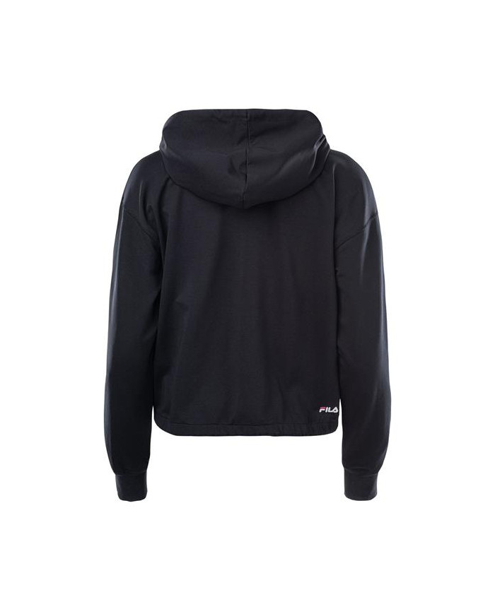 Bluza damska Fila BURDUR CROPPED HOODY FAW014480009 Czarna - Sklep online Mastersport