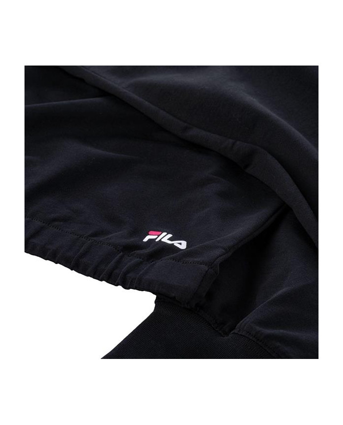 Bluza damska Fila BURDUR CROPPED HOODY FAW014480009 Czarna - Sklep online Mastersport