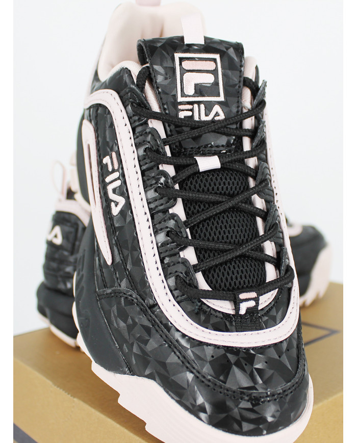 Buty dziecięce Fila DISRUPTOR F TEENS FFT006283334 Czarne - Sklep online Mastersport
