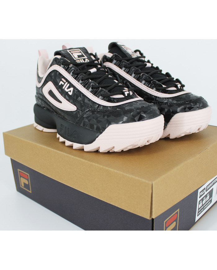 Buty dziecięce Fila DISRUPTOR F TEENS FFT006283334 Czarne - Sklep online Mastersport