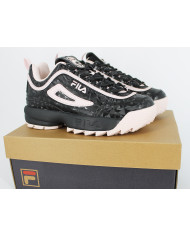 Buty dziecięce Fila DISRUPTOR F TEENS FFT006283334 Czarne - Sklep online Mastersport
