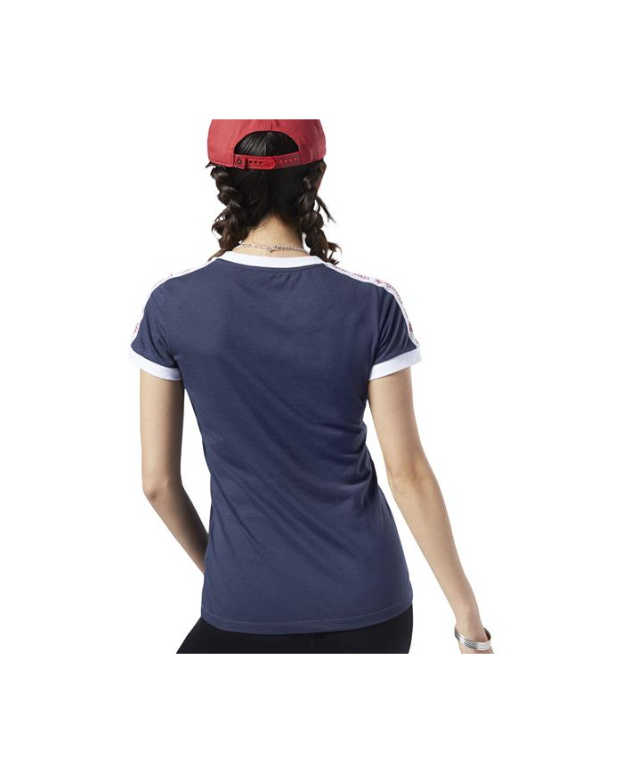 Koszulka damska Reebok LINEAR LOGO TEE FI2020 Niebieska - Sklep online Mastersport