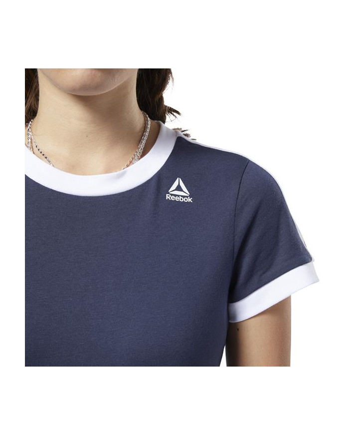 Koszulka damska Reebok LINEAR LOGO TEE FI2020 Niebieska - Sklep online Mastersport