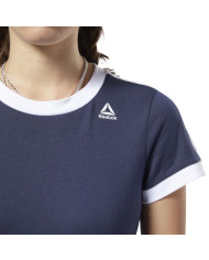 Koszulka damska Reebok LINEAR LOGO TEE FI2020 Niebieska - Sklep online Mastersport
