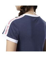 Koszulka damska Reebok LINEAR LOGO TEE FI2020 Niebieska - Sklep online Mastersport