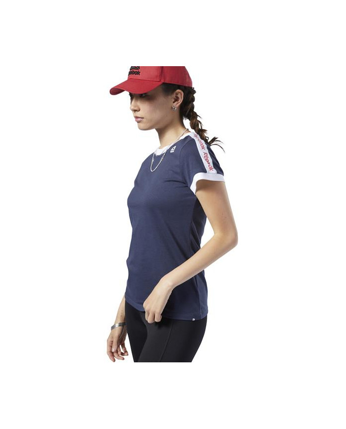 Koszulka damska Reebok LINEAR LOGO TEE FI2020 Niebieska - Sklep online Mastersport