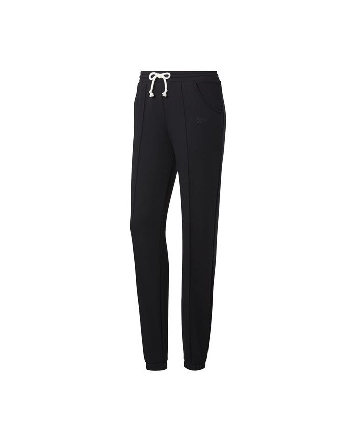 Spodnie damskie Reebok TE FRENCH TERRY PANT FK6652 Czarne - Sklep online Mastersport