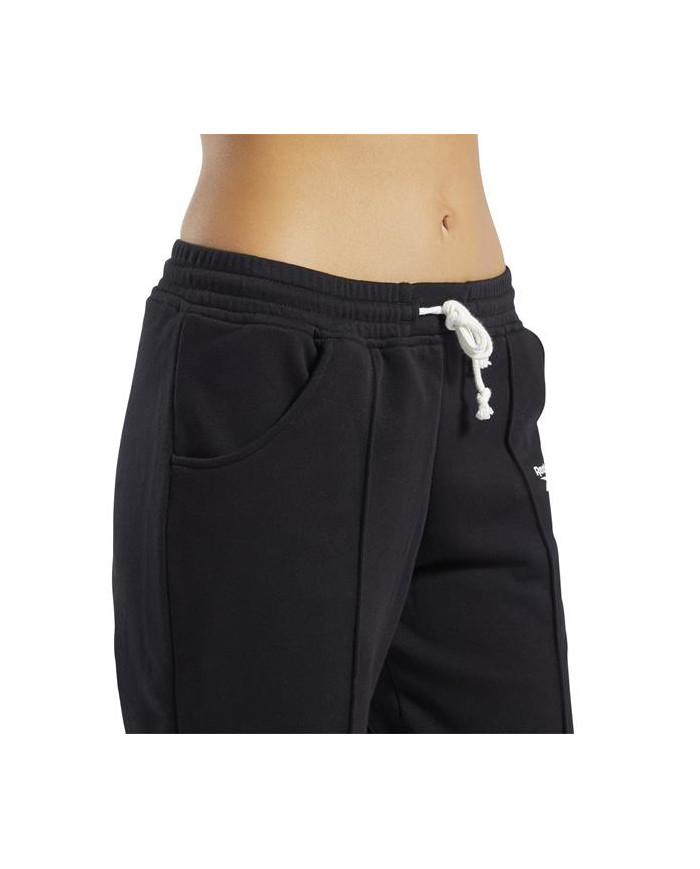 Spodnie damskie Reebok TE FRENCH TERRY PANT FK6652 Czarne - Sklep online Mastersport