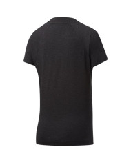 Koszulka damska Reebok TE TEXTURE LOGO TEE FK6719 Czarna - Sklep online Mastersport