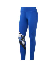 Spodnie damskie Reebok WOR MYT AOP TIGHT FK6787 Niebieskie - Sklep online Mastersport