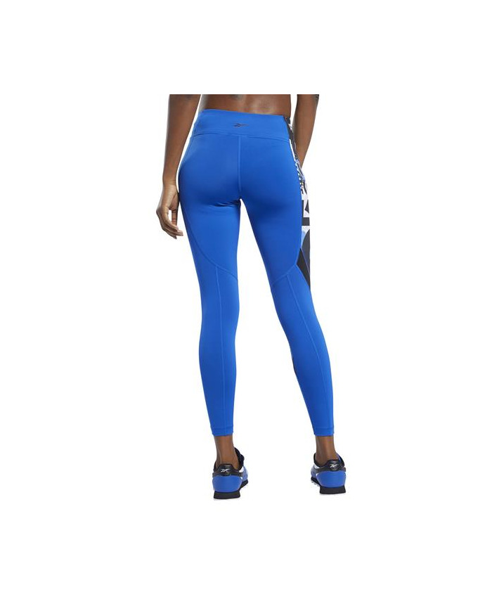 Spodnie damskie Reebok WOR MYT AOP TIGHT FK6787 Niebieskie - Sklep online Mastersport