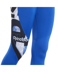 Spodnie damskie Reebok WOR MYT AOP TIGHT FK6787 Niebieskie - Sklep online Mastersport