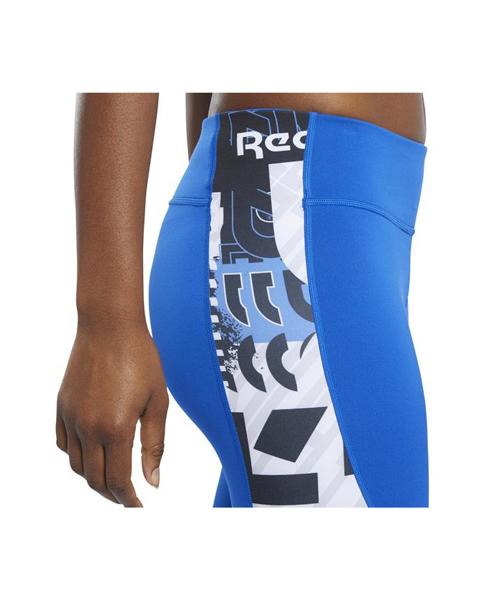 Spodnie damskie Reebok WOR MYT AOP TIGHT FK6787 Niebieskie - Sklep online Mastersport
