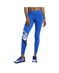 Spodnie damskie Reebok WOR MYT AOP TIGHT FK6787 Niebieskie - Sklep online Mastersport
