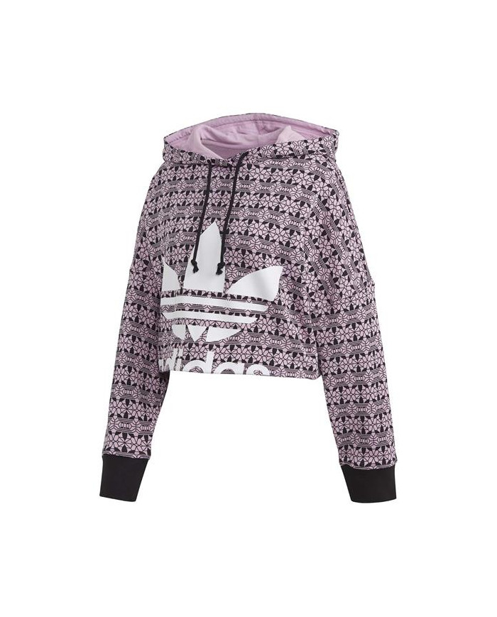 Bluza damska adidas Originals AOP HOODIE (CR) FL4134 Czarna - Sklep online Mastersport