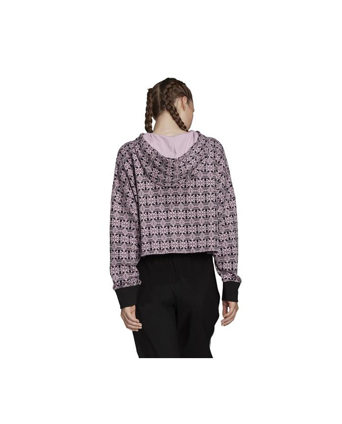 Bluza damska adidas Originals AOP HOODIE (CR) FL4134 Czarna - Sklep online Mastersport