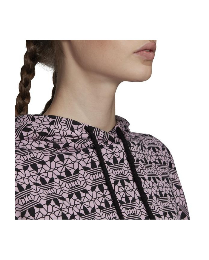 Bluza damska adidas Originals AOP HOODIE (CR) FL4134 Czarna - Sklep online Mastersport