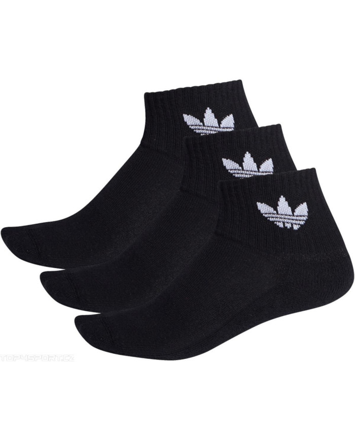 Skarpetki męskie adidas Originals MID ANKLE SOCK FM0643 Czarne - Sklep online Mastersport