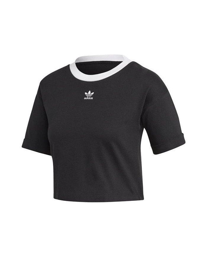 Koszulka damska adidas Originals CROP TOP FM2557 Czarna - Sklep online Mastersport
