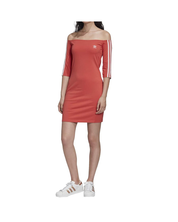 Sukienka damska adidas Originals SHOULDER DRESS FM3281 Różowa - Sklep online Mastersport