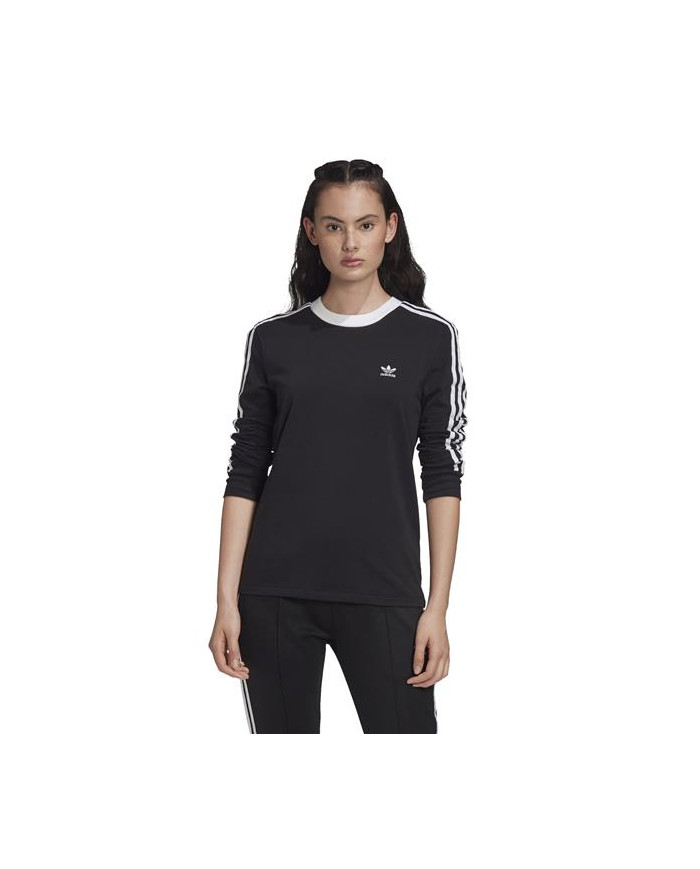 Bluza damska adidas Originals 3 STR LS FM3301 Czarna - Sklep online Mastersport