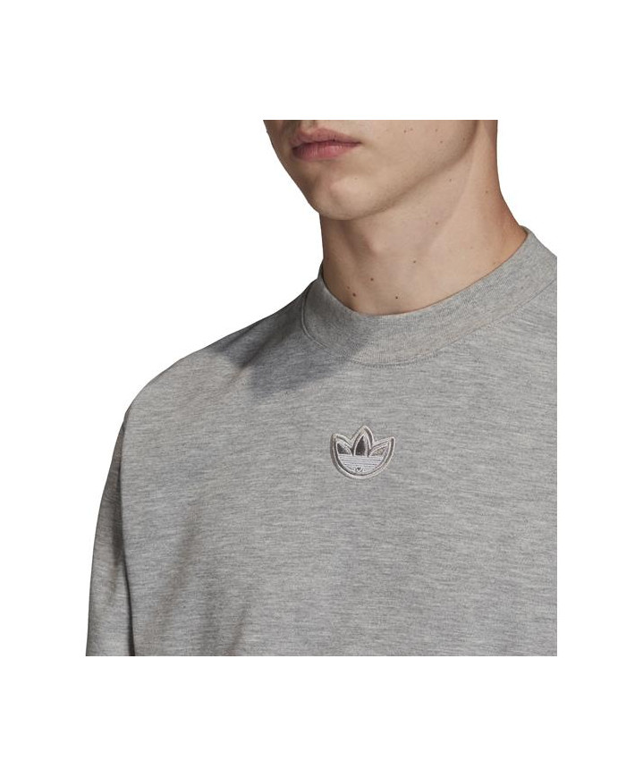 Bluza męska adidas Originals OUTLINE CRW FLC FM3921 Szara - Sklep online Mastersport