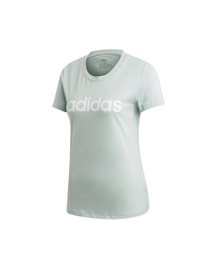 Koszulka damska adidas Core W E LIN SLIM T FM6424 Zielona - Sklep online Mastersport