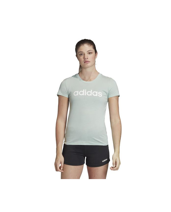 Koszulka damska adidas Core W E LIN SLIM T FM6424 Zielona - Sklep online Mastersport